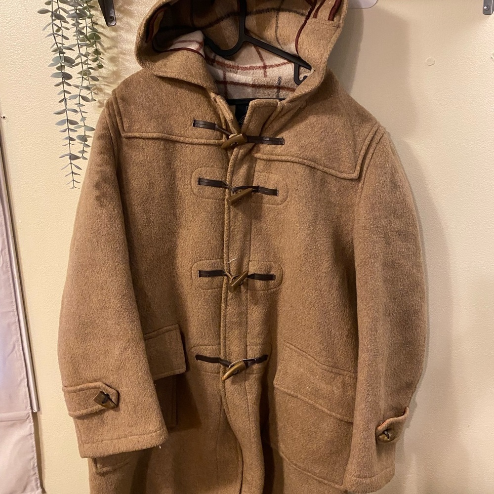Vintage Sears Beige  Duffle Coat Made in Canada